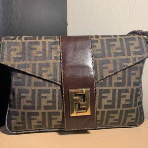 Vintage Fendi Zucca Baguette